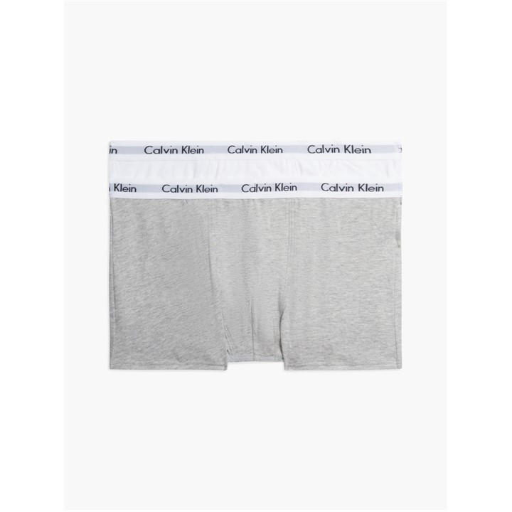 Calvin Klein Boys White 2 Pack Boxer Shorts Size 11