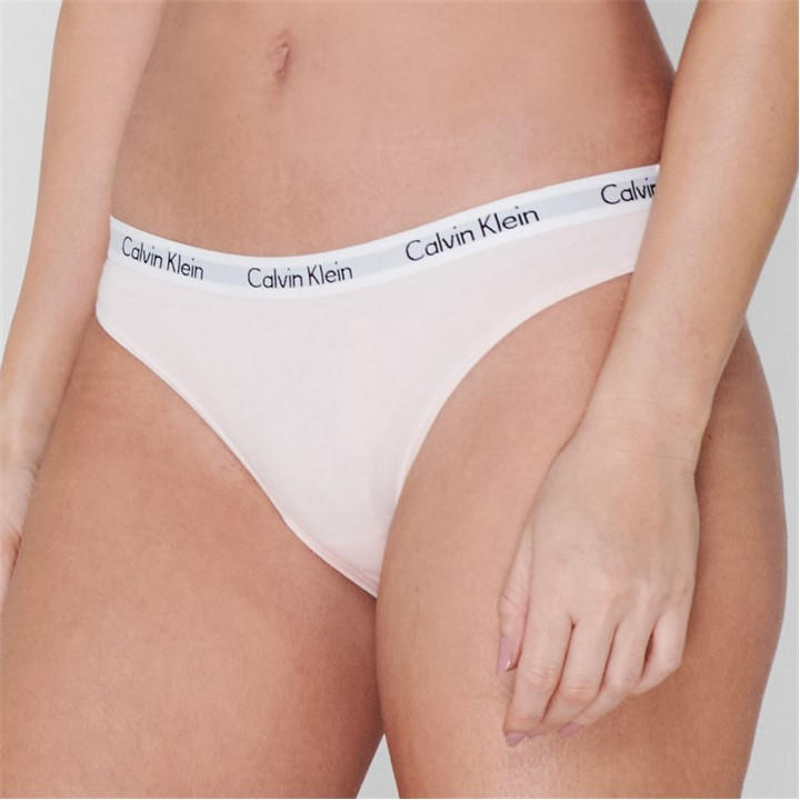 Calvin Klein Women's Pink Calvin Carousel Bikini Bottoms Size 14