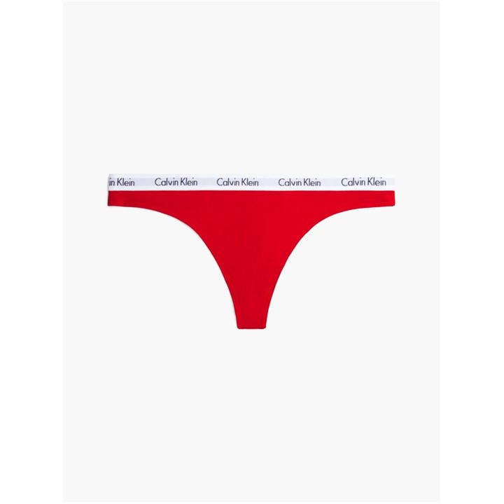 Calvin Klein Women's Red Carousel Thong Size 14