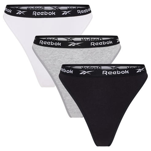 Reebok - 3 Pack Womens Thong Lotty