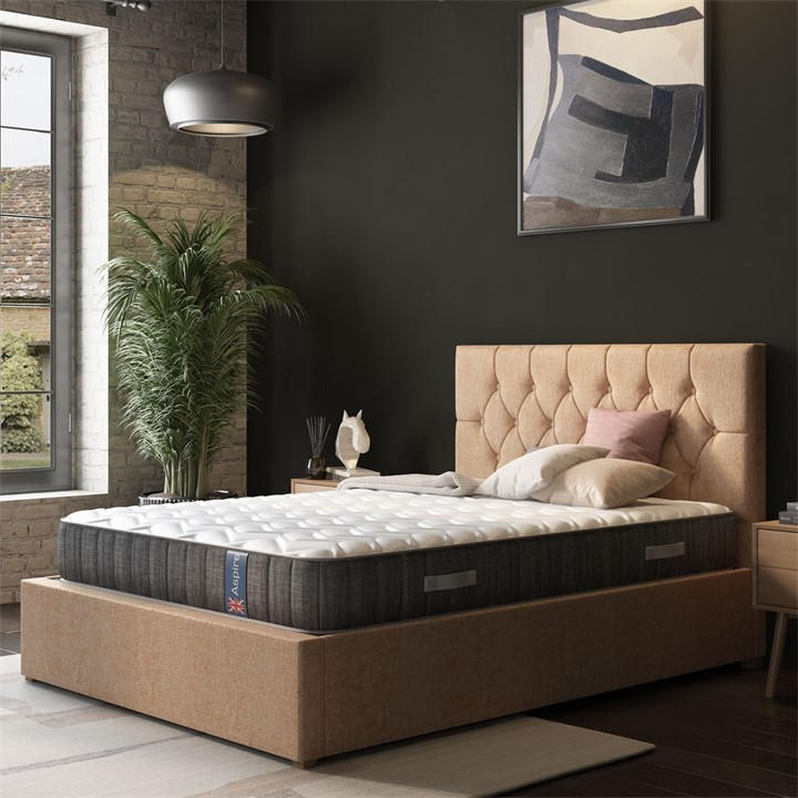 Aspire Uk Made Pocket Sprung Mattress In A Box In White