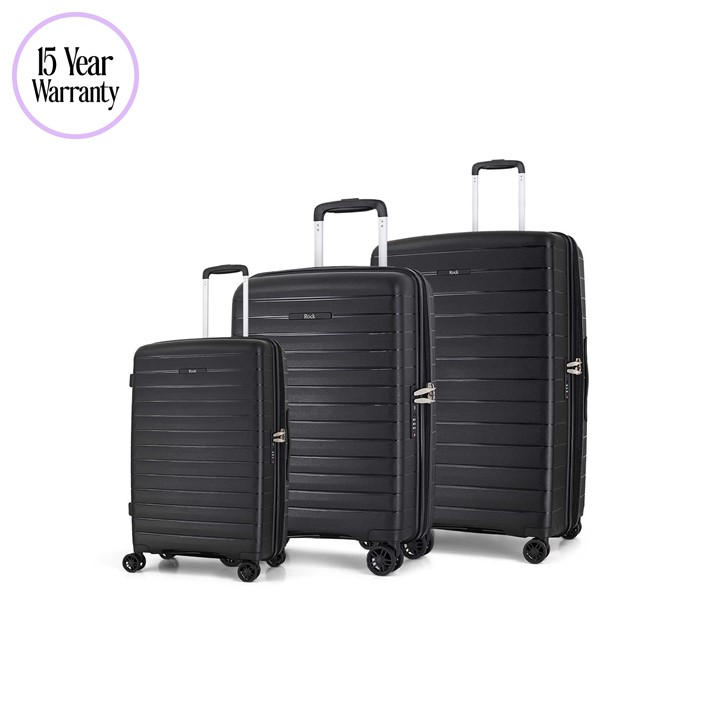 Rock Unisex Black Palma Suitcase Cabin