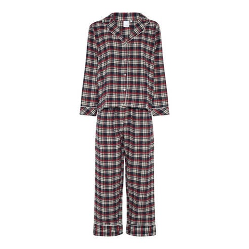 CCDK - Women's Helga Check Long Sleeve Pyjama Set