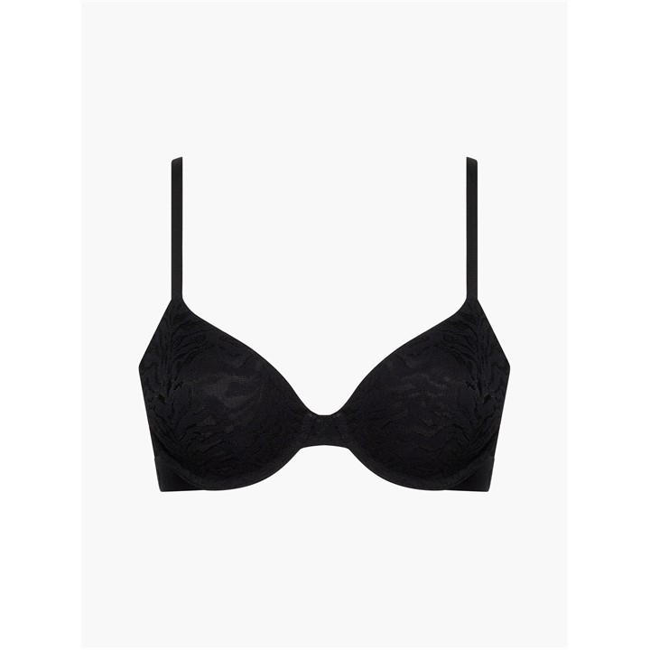 Calvin Klein Intrinsic Unlined Demi Bra In Black In Black