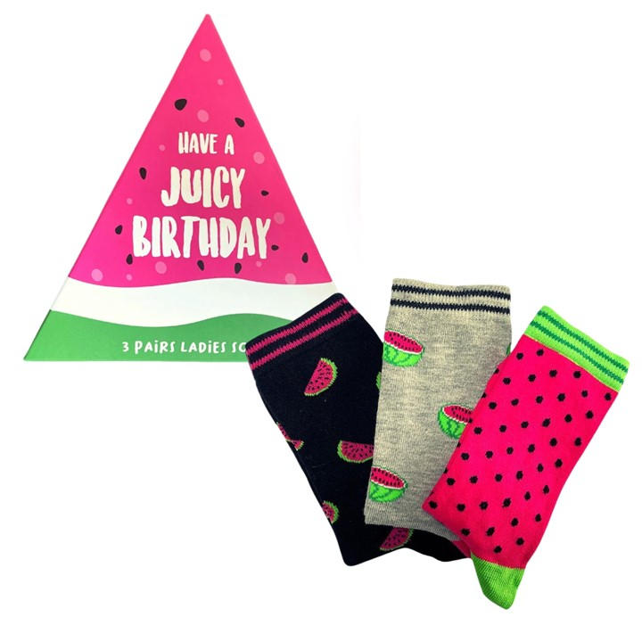Other Birthday Melon Novelty Socks S In Multi