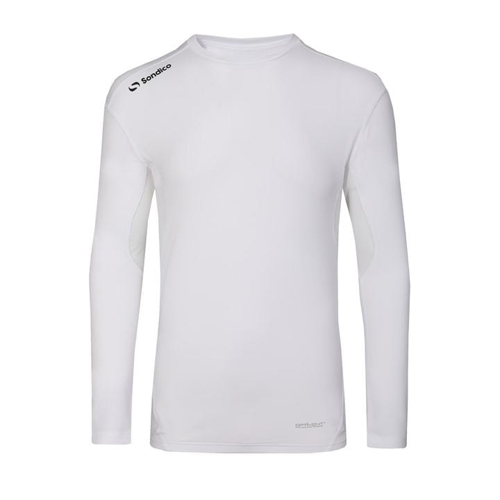Sondico Men's White Core Base Long Sleeve Medium