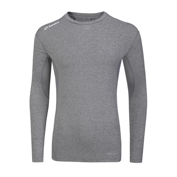 Sondico Men's Grey Core Base Long Sleeve Extra Large