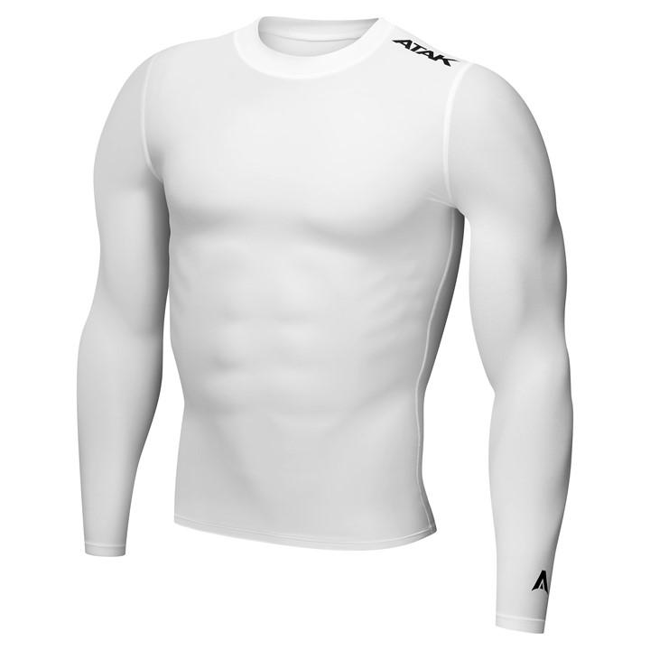 ATAK Sports GAA Compression Long Sleeve Top Senior - White