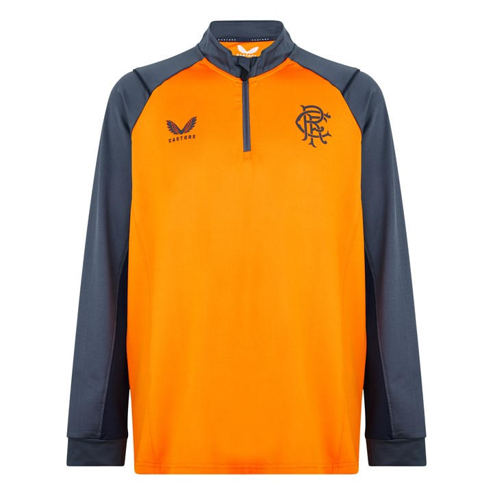 CASTORE RANGERS FC QUARTER ZIP MIDLAY