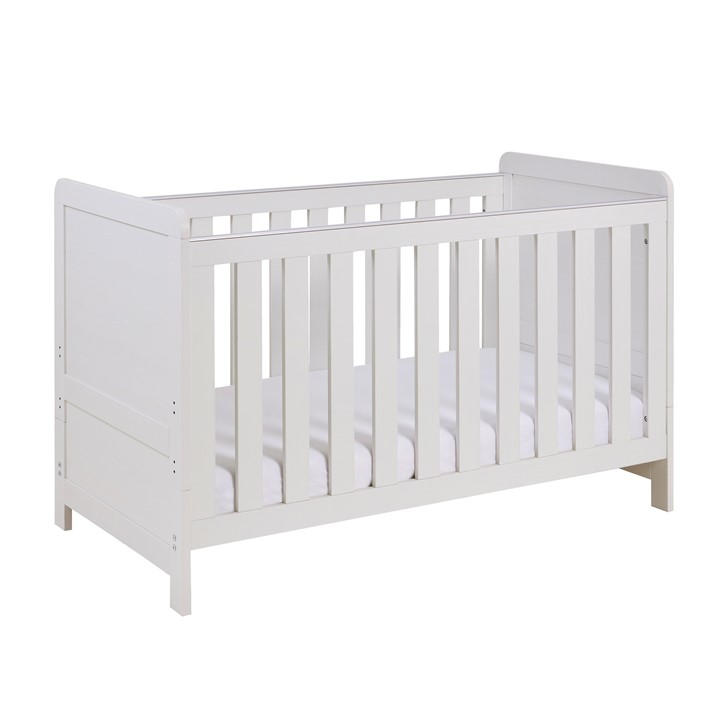 Babymore Unisex Kids White Caro Cot Bed - Wash