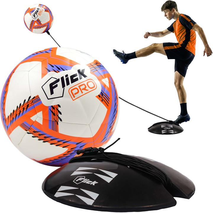 Football Flick Unisex Orange Pro Return Ball Small