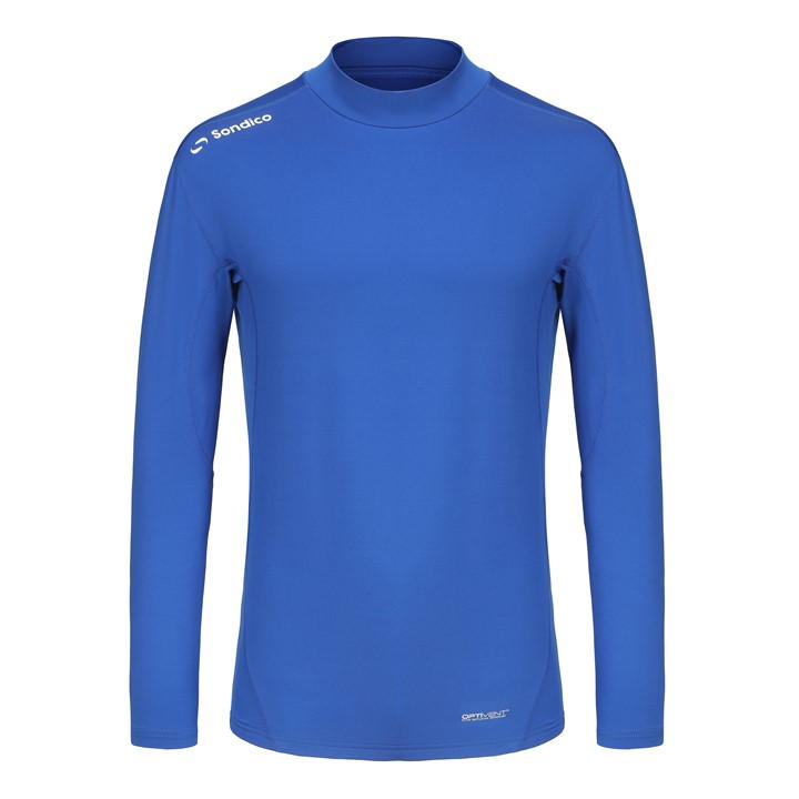Sondico Men's Blue Base Mock Neck Small