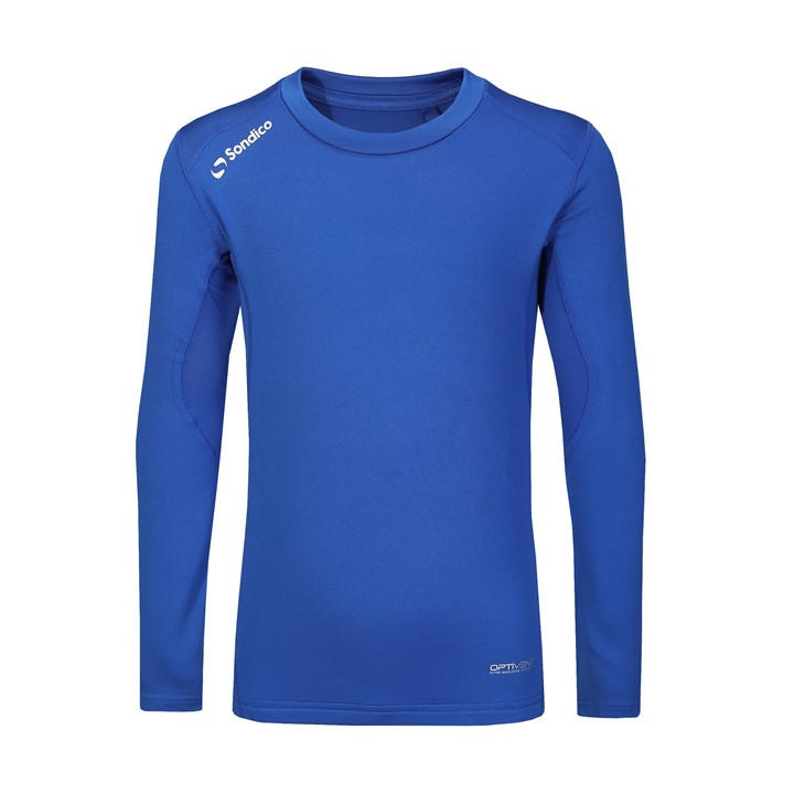 Sondico Boys Blue Long Sleeved Core Base Layer Junior Size 7