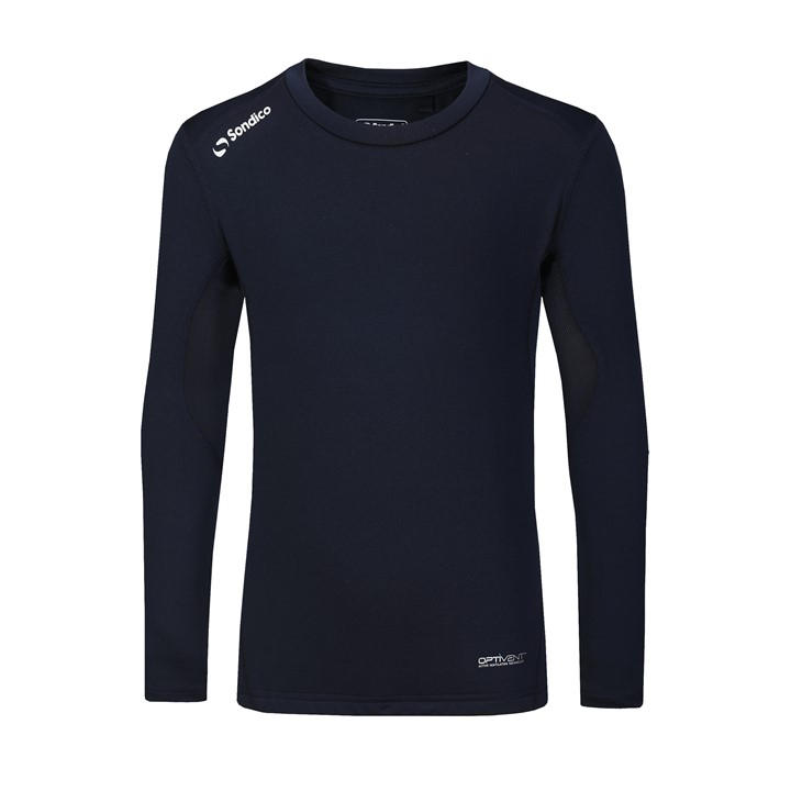 Sondico Boys Blue Long Sleeved Core Base Layer Junior Size 7