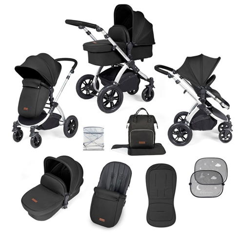 Ickle Bubba - Stomp Luxe 2 in 1 Pushchair & Carrycot