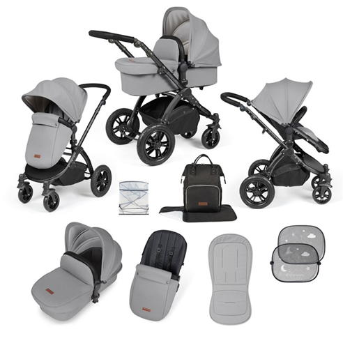Ickle Bubba - Stomp Luxe 2 in 1 Pushchair & Carrycot