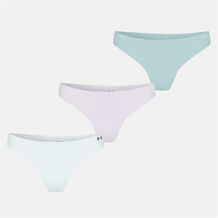 Under Armour Women's Multi No Show Thong 3Pk Size 8