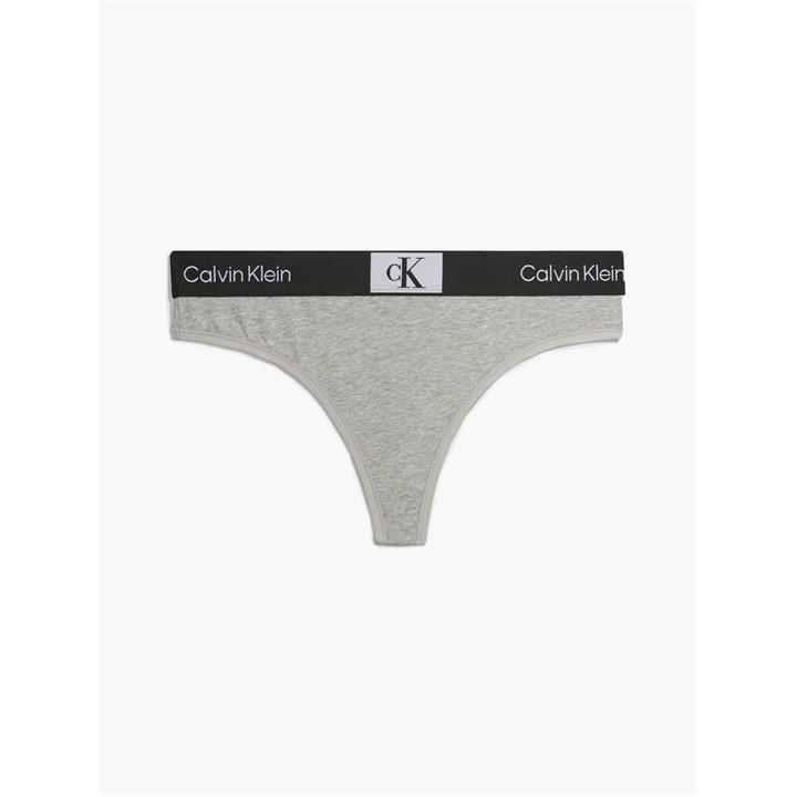 Calvin Klein Women's Grey 1996 Thong Size 16