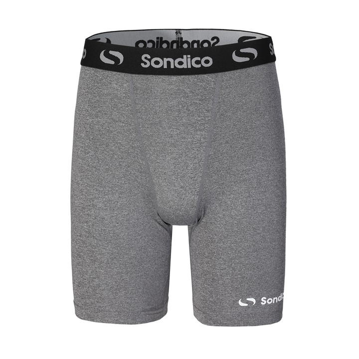 Sondico Men's Grey Core 6 Base Layer Shorts 3XL