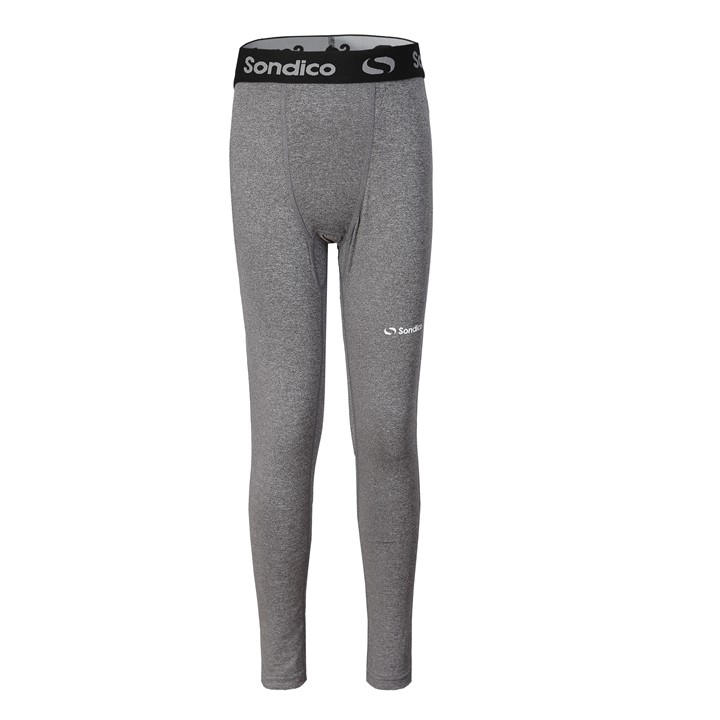 Sondico Boys Grey Core Baselayer Tights Juniors Size 9