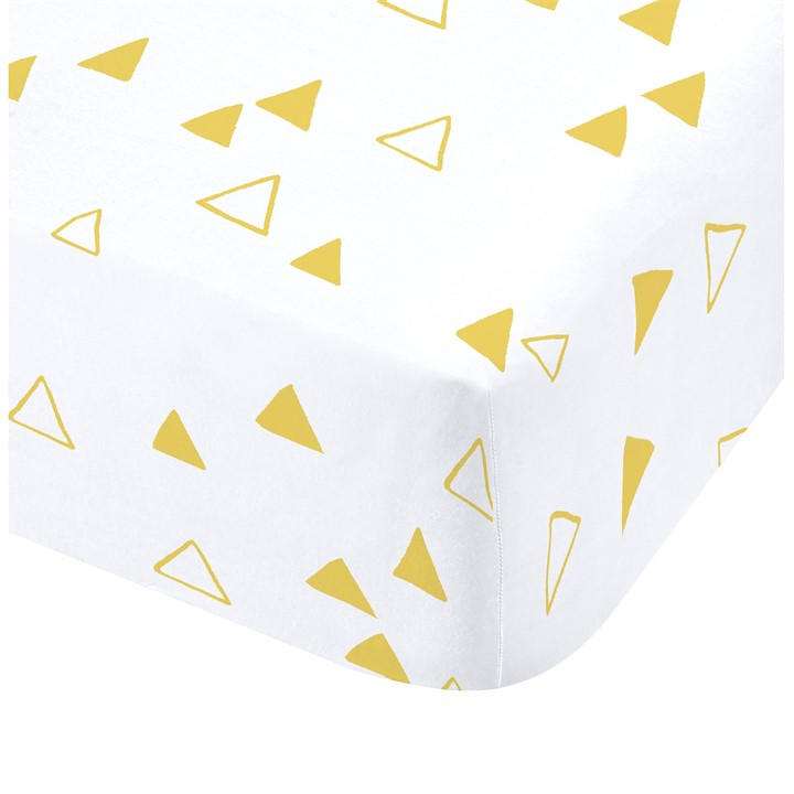 Catherine Lansfield Giraffe Shapes Fitted Sheet Yellow FRASERS