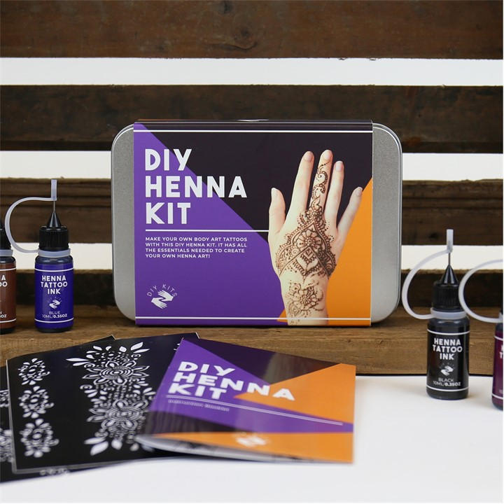 Gift Republic Unisex Kids Purple Diy Henna Kit