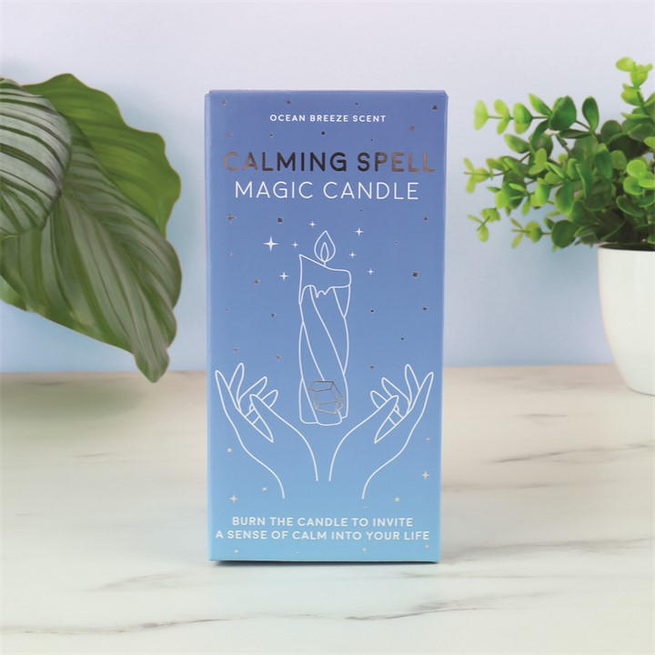 Gift Republic Unisex Blue Calming Spell - Magic Candle -