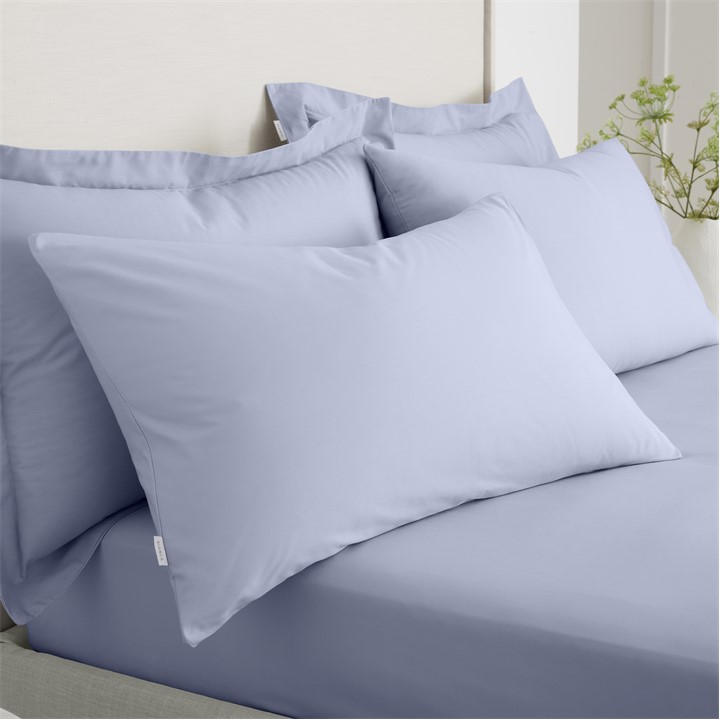Bianca Unisex Purple 200 Tc Cotton Percale Pillowcase Pair Standard