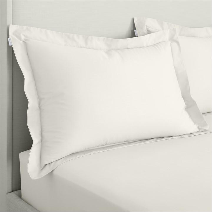 Bianca Unisex Cream 200 Tc Cotton Percale Oxford Pillowcase Pair