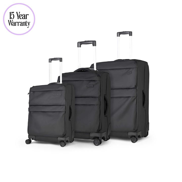 Rock Unisex Black Juniper Suitcase