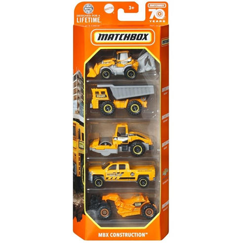 Matchbox - 5 Car Giftpack Ast