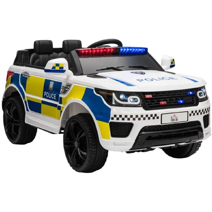 HOMCOM HOMCOM 12V Kids Electric Ride On Police Car - Multi