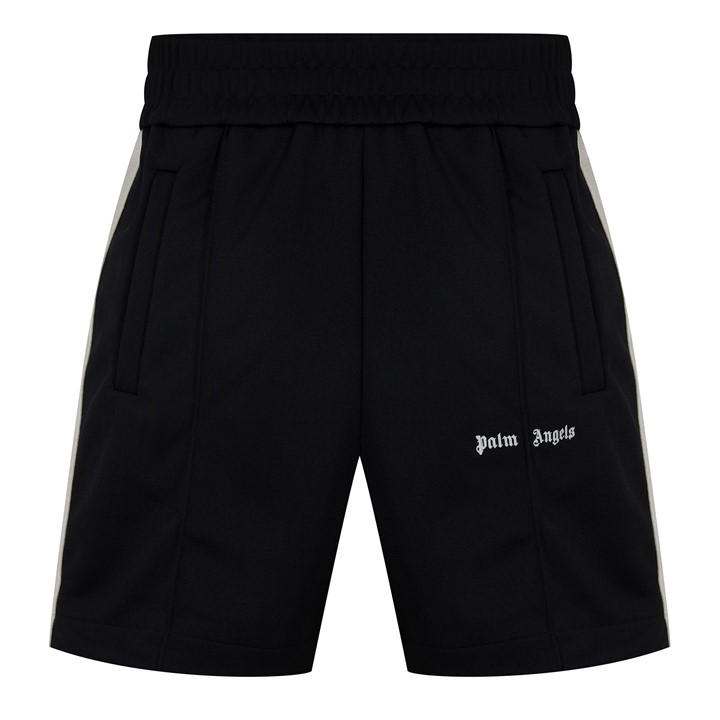 Palm Angels Men's Black Classic Track Shorts Extra Large
