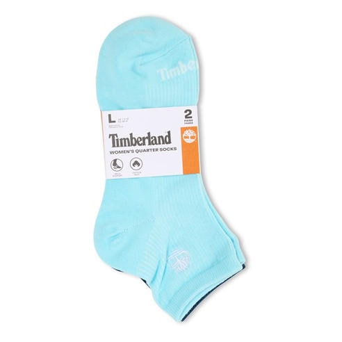 Timberland - Women's 2P Low Rib Crew Socks