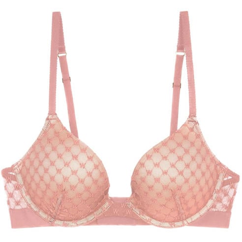Wolford - Sheer Logo Push-Up Demi Bra