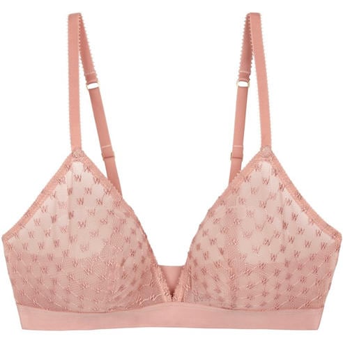 Wolford - Women's Sheer Lace Non-Wired Triangle Bralette