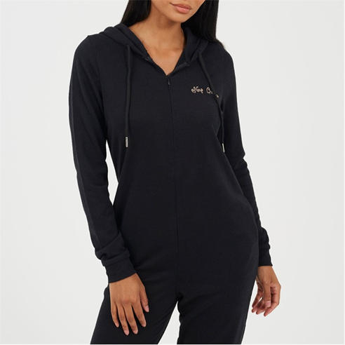 Brave Soul - Womens Nap Queen Slim Fit Onesie with 3D Crown