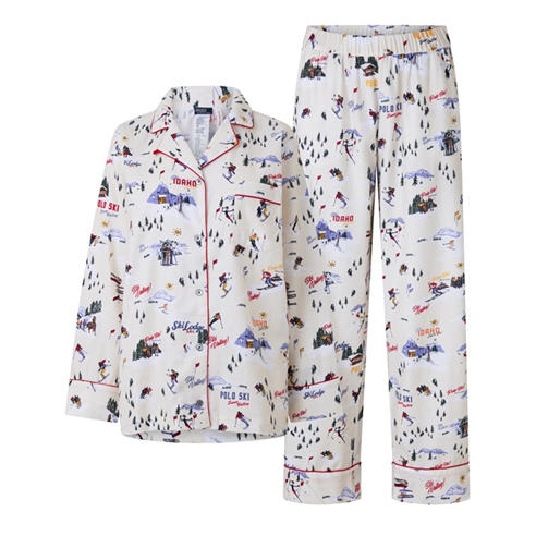 Polo Ralph Lauren - Women's Madison Cotton Shirt and Trousers Pyjama Set