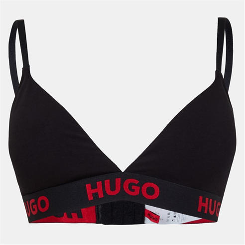 Hugo - Women's Sporty Logo Non Wired Triangle Bralette