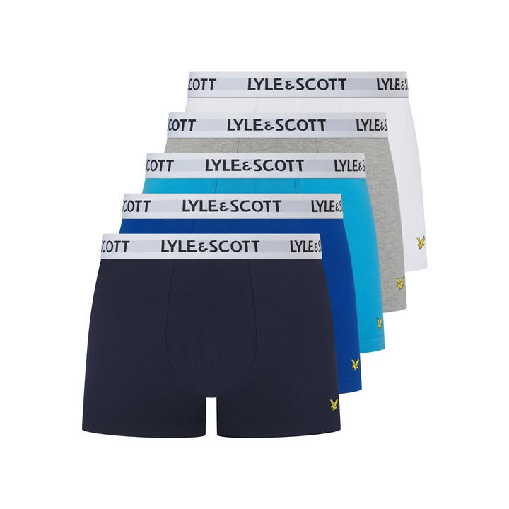 Lyle And Scott Men's Multi Lyle 5Pk Core Trunks Sn61 Small