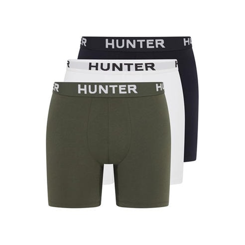 Hunter - 3 Pack Cotton Stretch Boxer Briefs Mens