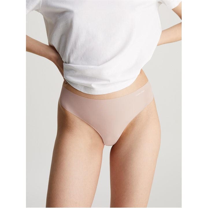 Calvin Klein Women's Pink Thong Size 10