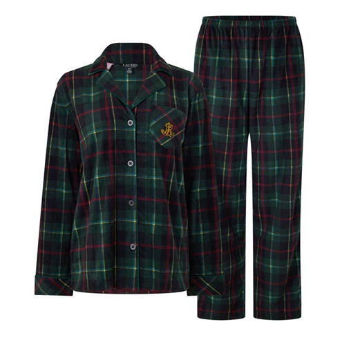 Lauren by Ralph Lauren - Women's Fleece Long Sleeve Pyjama Sets