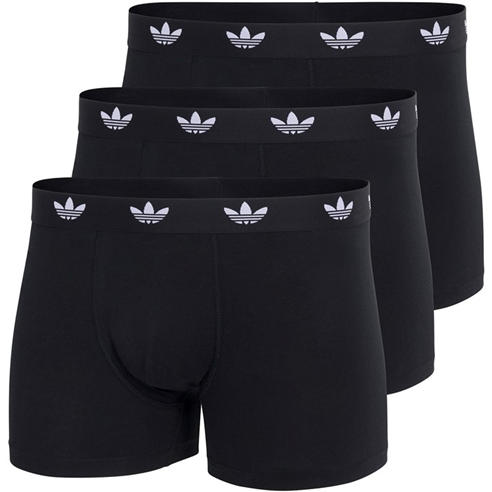 ADIDAS ORIGINALS - Adidas Comfort Flex Cotton Trunks 3 Pack