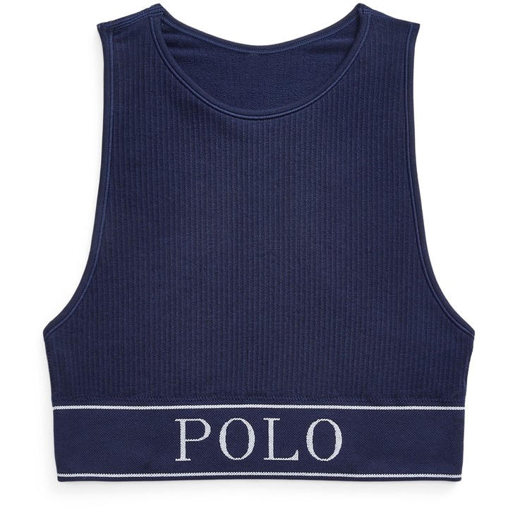 POLO RALPH LAUREN OLO RIB NECK TOP