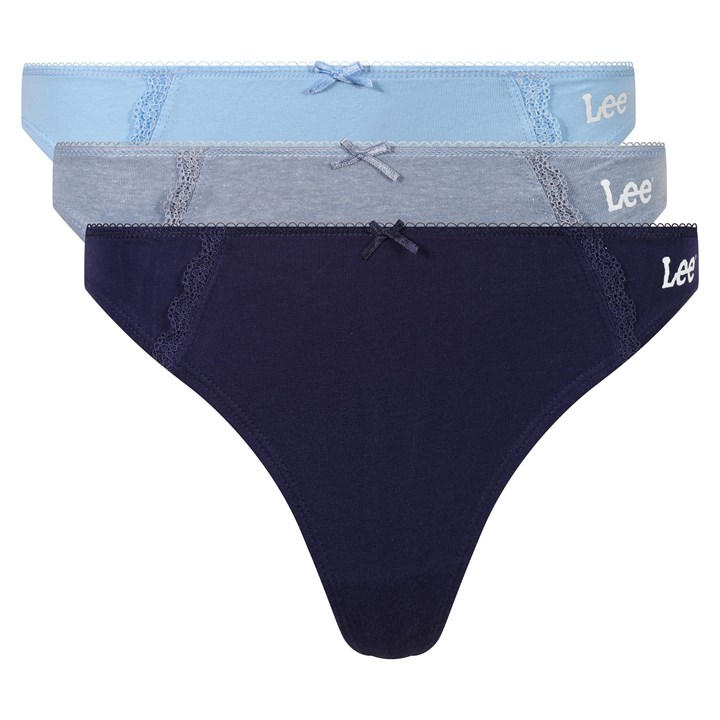 LEE 3 PACK THONG BRIEFS