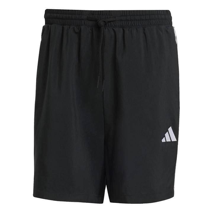 Adidas Men's Black Essentials 3-Stripes Shorts 3XL