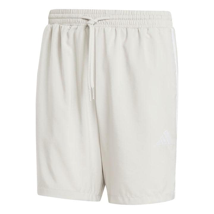Adidas Men's Grey Essentials 3-Stripes Shorts 2XL