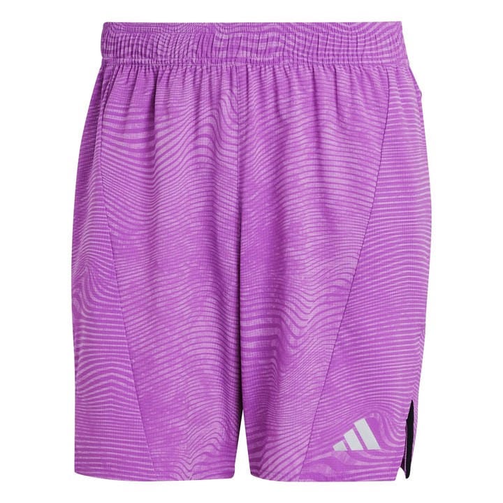 Adidas Men's Purple Designed 4 Training Heat.rdy Hiit Training Shorts Large