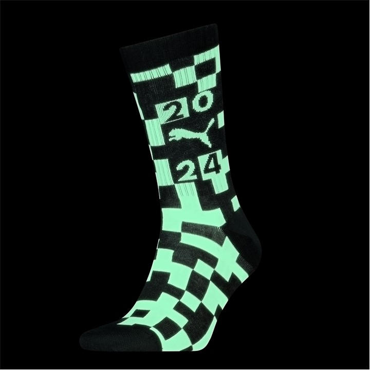 Puma Unisex Black Glow Sport Crew 99 Size 7